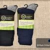 Bamboo Textiles 3 Yarn Work Sock 2 Pack