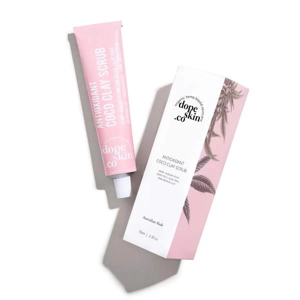 Dope Skin Co Antioxidant Coco Clay Scrub – 70ml 1 Dope Skin Co Antioxidant Coco Clay Scrub – 70ml