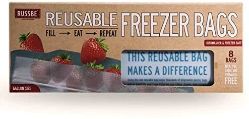 Russbe Reusable Freezer Bags – 8 Pack 3 Russbe Reusable Freezer Bags – 8 Pack - Image 3