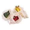 Appetito Cotton Mesh Produce Bag Set Of 3