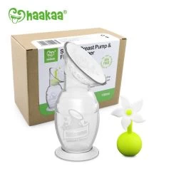 Haakaa Silicone Breast Pump And Stopper Gift Box 150ml