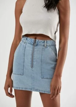 Afends STREET LIFE Hemp Denim Skirt -Home Sales Store 6317fc7bcc7f07d90532e3610013901dea153c1b