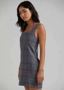 Afends Romy Hemp Check Dress -Home Sales Store 7b1cb87b4e234df4256edd683e3b3e1ac985f763