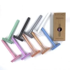 Lilvio Reusable Safety Razor – 7 Colours Available