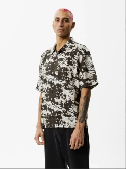 Afends Hemp Shirt Jungle Camo Print -Home Sales Store Afends Hemp Jungle Shirt2