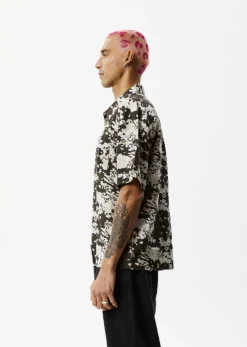 Afends Hemp Shirt Jungle Camo Print -Home Sales Store Afends Hemp Jungle Shirt3