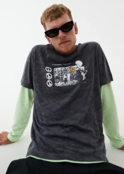 Afends Natural Technology Hemp Retro Fit Tee – Black