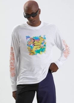 Afends Reborn Unisex Hemp Long Sleeve Graphic T-Shirt