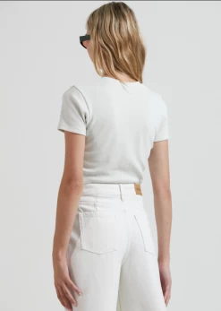 Afends Replay Hemp Ribbed Fitted Tee -Home Sales Store Afends Replay Hemp ribbed top 3