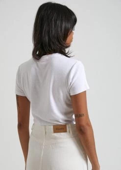 Afends Replay Hemp Ribbed Fitted Tee -Home Sales Store Afends replay ribbed tee 3