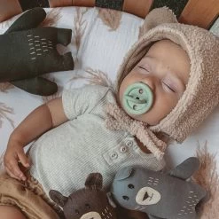 Cub & Bear Co Sage Green Natural Rubber Dummy – 2 Pack -Home Sales Store Baby Sage Green Natural Rubber Dummy4 720x