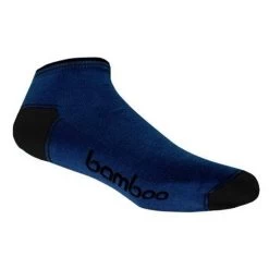 Bamboo Textiles Sports Sock – Ped -Home Sales Store Bamboo Textiles Ped Socks Blue Black Toes