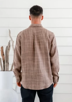 Braintree 100% Hemp Check Shirt 5 Braintree 100% Hemp Check Shirt -Home Sales Store Braintree 100 Hemp Shirt Brown Check 2