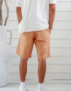 Braintree Hemp Shorts -Home Sales Store Braintree Hemp Cargo Shorts Almond Back