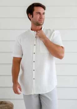 Braintree 100% Hemp Mandarine Collar Shirt