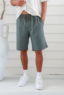 Braintree Hemp Shorts -Home Sales Store Braintree Hemp Shorts Khaki
