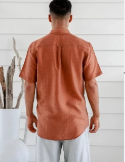 Braintree Hemp Silk Shirt – MST2328 -Home Sales Store Braintree Hemp Silk Shirt Rust 2
