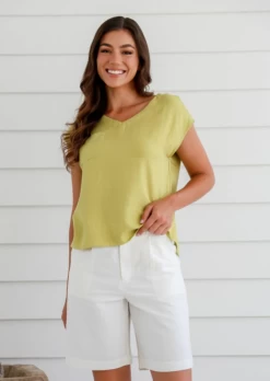 Braintree Hemp Ladies Shorts -Home Sales Store Braintree hemp shorts White LSB2482