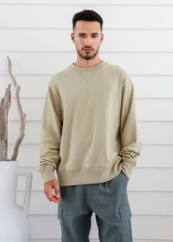 Braintree Unisex Hemp Cotton Sweater 10 Braintree Unisex Hemp Cotton Sweater -Home Sales Store Braintree unisex hemp sweater powder green 1