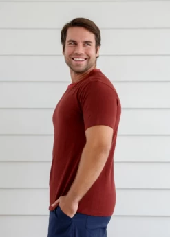 Braintree Hemp T’shirt – S16 -Home Sales Store Burgundy Hemp Tee Braintree