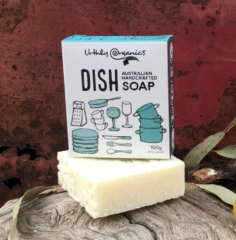 Urthly Organics Dish Soap – 100g 2 Urthly Organics Dish Soap – 100g - Image 2