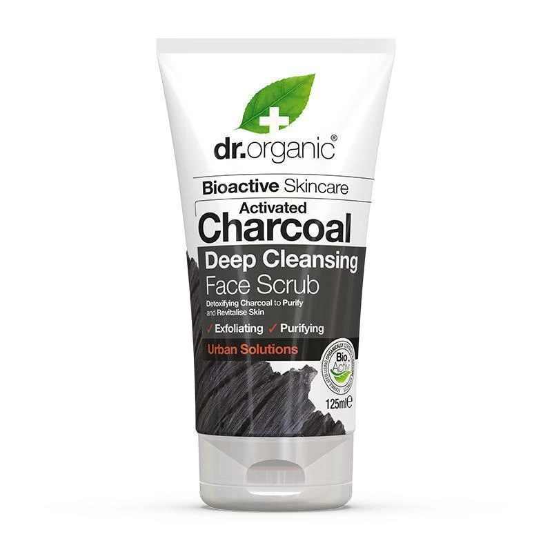 Face Scrub-Activated Charcoal- Dr Organic – 125ml 1 Face Scrub-Activated Charcoal- Dr Organic – 125ml