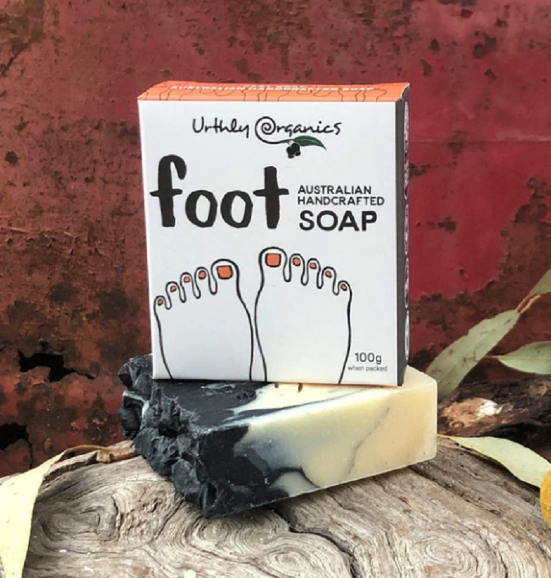 Foot Soap Urthly Organics – 100g 1 Foot Soap Urthly Organics – 100g