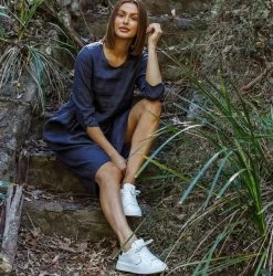 Naturals By O&J Linen Dress – GA353 – Graphite 14 Naturals By O&J Linen Dress – GA353 – Graphite -Home Sales Store GA353 Linen Dress Naturals By O J Graphite 6