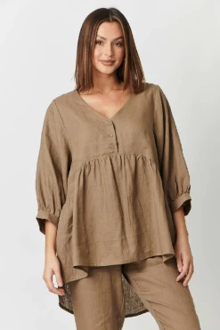 Naturals By O&J Linen Tunic – GA414