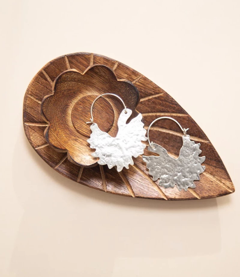 Ginko Leaf Earrings 2 Ginko Leaf Earrings - Image 2