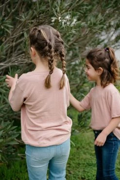 Hemp Clothing Australia Kids Tee 8 Hemp Clothing Australia Kids Tee -Home Sales Store HCA hemp kids Tee Rose 2 1