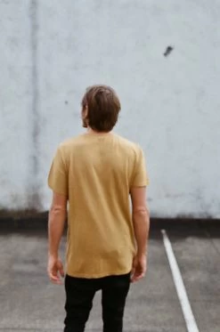 Hemp Clothing Australia Classic Hemp Tee -Home Sales Store Hemp Clothing Australia Mens Hemp Tee Chai 2