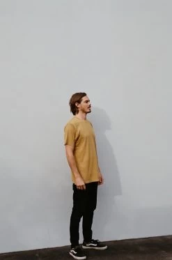 Hemp Clothing Australia Classic Hemp Tee -Home Sales Store Hemp Clothing Australia Mens Hemp Tee Chai 5