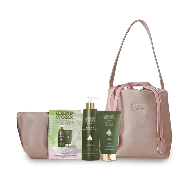 Hemp Worx Be Delighted Gift Set – Lemon Myrtle 1 Hemp Worx Be Delighted Gift Set – Lemon Myrtle