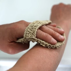 Hemp Scrubby – Hand Crocheted -Home Sales Store Hemp scrubby 1