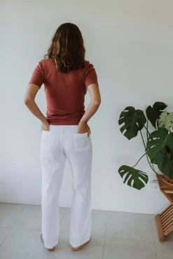 LSB 796 Ladies 100% Hemp Drawstring Beach Pants -Home Sales Store Hemp Co Paris Hawken Photography 114