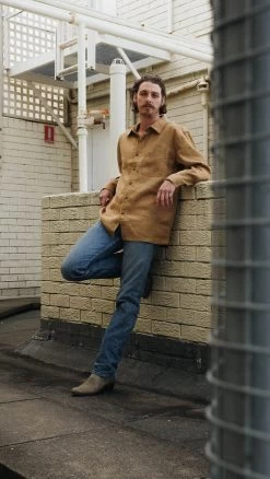 Hemp Clothing Australia Heritage Shirt – 100% Hemp -Home Sales Store Heritage Tobacco