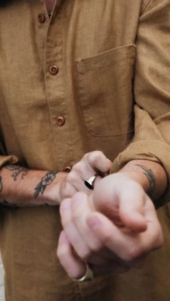 Hemp Clothing Australia Heritage Shirt – 100% Hemp -Home Sales Store Heritage Tobacco2