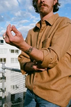 Hemp Clothing Australia Heritage Shirt – 100% Hemp -Home Sales Store Heritage Tobacco4