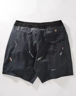 Afends Kettleish Hemp Fixed Waist Boardshort -Home Sales Store Kettleish front afends 2