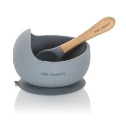 Kids Concepts Suction Base Bowl & Spoon Set
