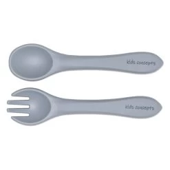 Kids Concepts Soft Silicone Fork And Spoon Set