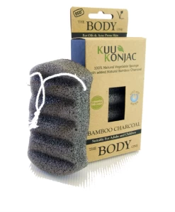 Kuu Konjac Body Sponge – 6 Wave -Home Sales Store Kuu Konjac Charcoal Body Sponge