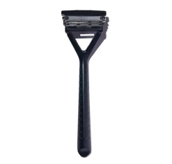 Leaf Shave “The Leaf” Reusable Razor With 10 Blades -Home Sales Store Leaf Shave Razor Black