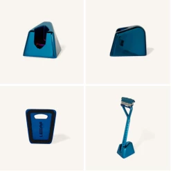 Leaf Shave “The Leaf” Razor Stand -Home Sales Store Leaf shave stand berryblue