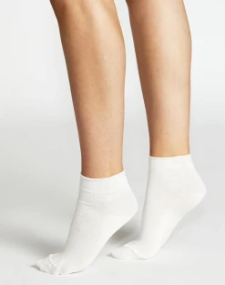 Levante Sofia Quarter Crew Sock -Home Sales Store Levante Sofia crew sock white 1