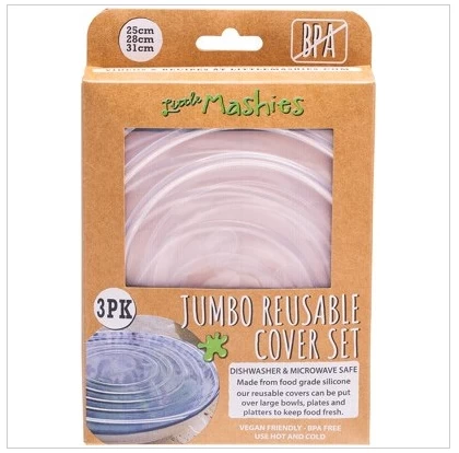 Little Mashies Bowl Cover Set (Jumbo Pack Of 3 – L, XL & XXL) 1 Little Mashies Bowl Cover Set (Jumbo Pack Of 3 – L, XL & XXL)