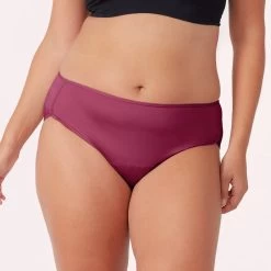 Love Luna Midi Period Brief -Home Sales Store Midi Plum front 1800x1800