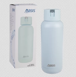 Oasis Moda Insulated Stainless Steel Drink Bottle – 1L -Home Sales Store Moda 1L Drink bottle Sea Mist