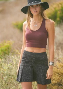 Nomads Hemp Cassia Skirt -Home Sales Store Nomads Cassia skirt black